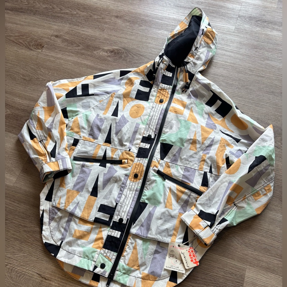 NEW Free People Movement Singin' In The Rain Printed Jacket - Picture 7 of 13